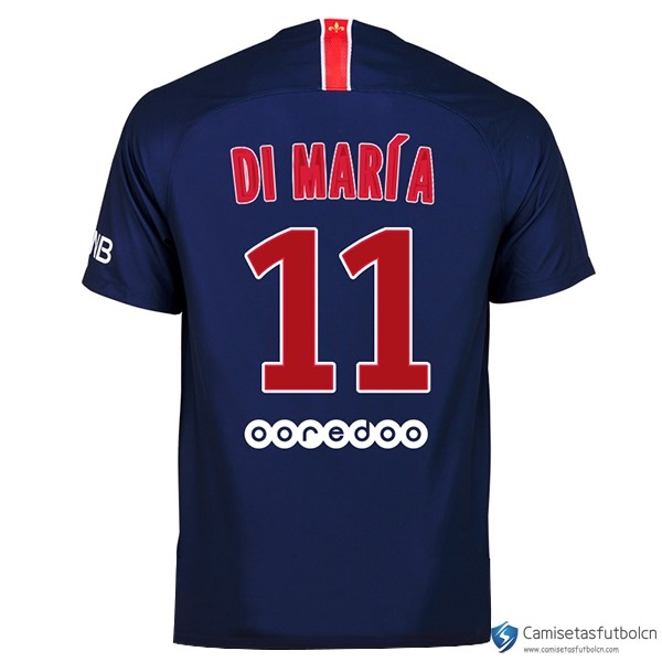 Camiseta Paris Saint Germain Primera equipo Di Maria 2018-19 Azul